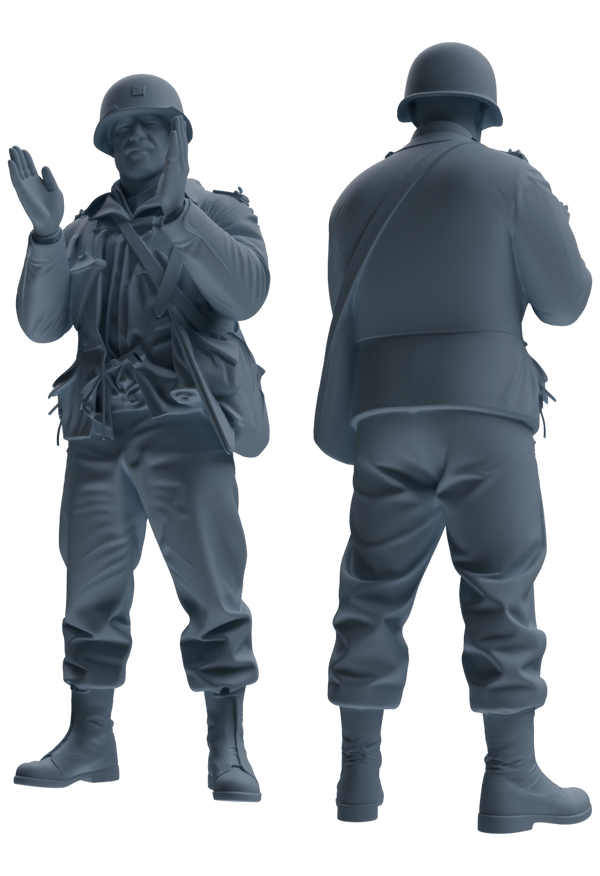 MRY-SFW SSTR065 Miniatures Soldier Model Kit Saving Ryan in Normandy WWII U.S. Army Six-Person Singing Group
