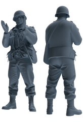 MRY-SFW SSTR065 Miniatures Soldier Model Kit Saving Ryan in Normandy WWII U.S. Army Six-Person Singing Group