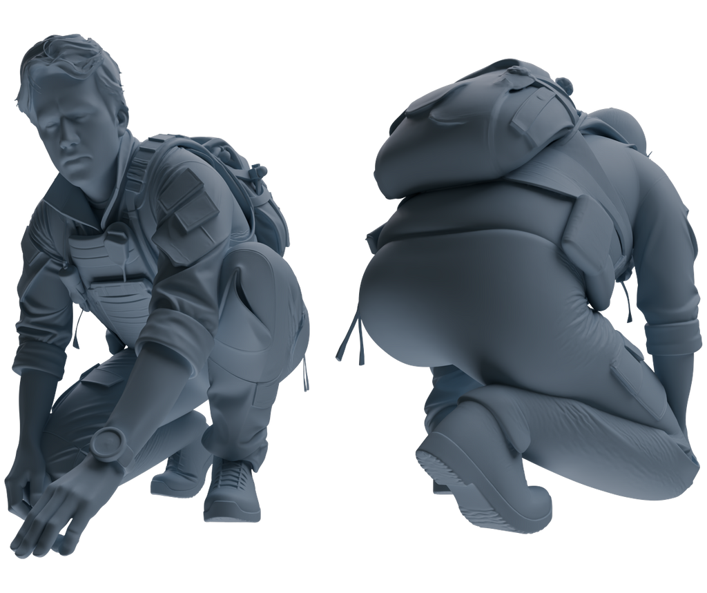 MRY-SFW SSTR018 Miniatures Soldier Model Kit Modern Navy SEAL Six-Person Search and Rescue Group