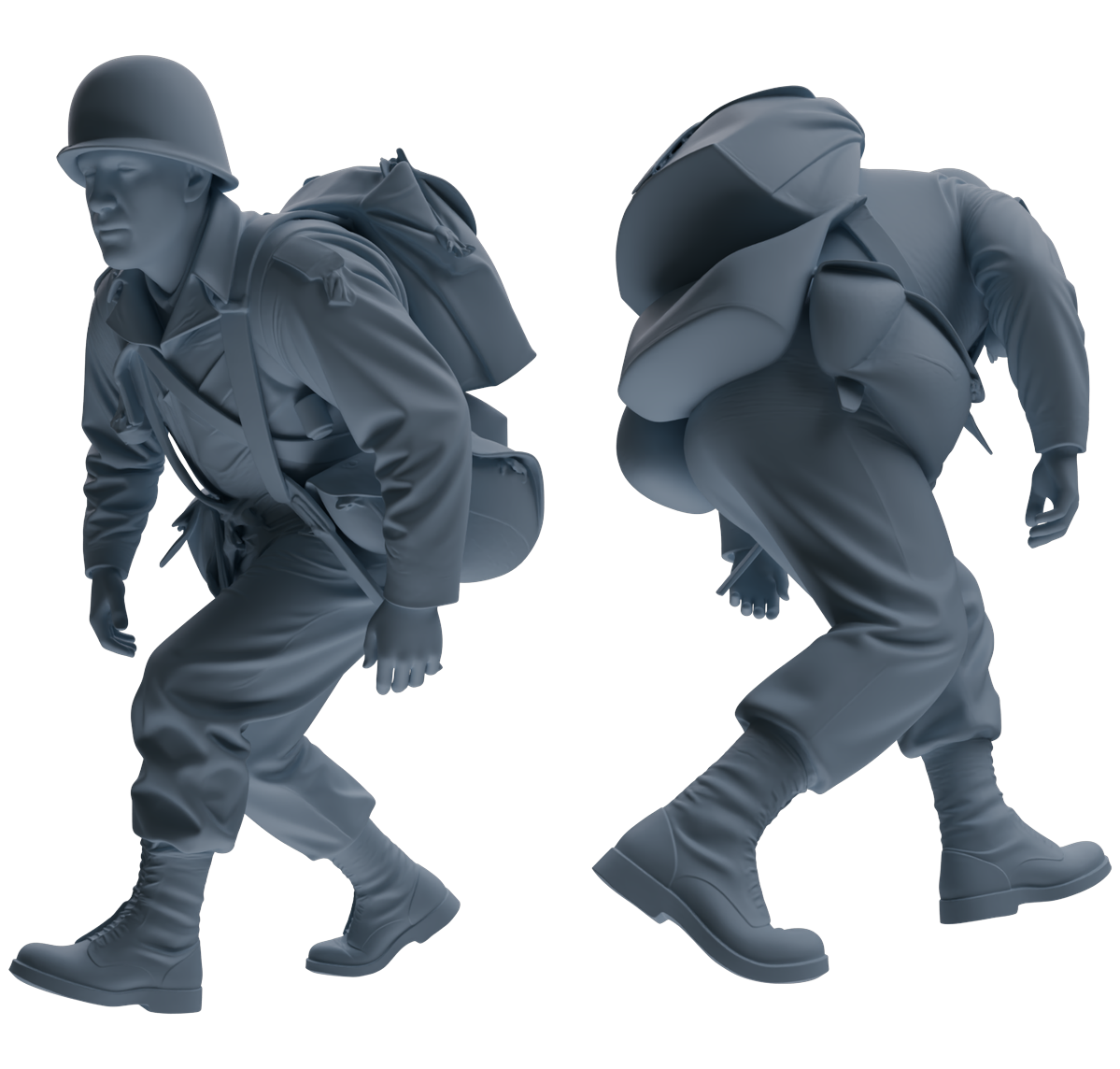 MRY-SFW SSTR070 Miniatures Soldier Model Kit Saving Ryan in Normandy WWII U.S. Army Six-Person Ambush Group