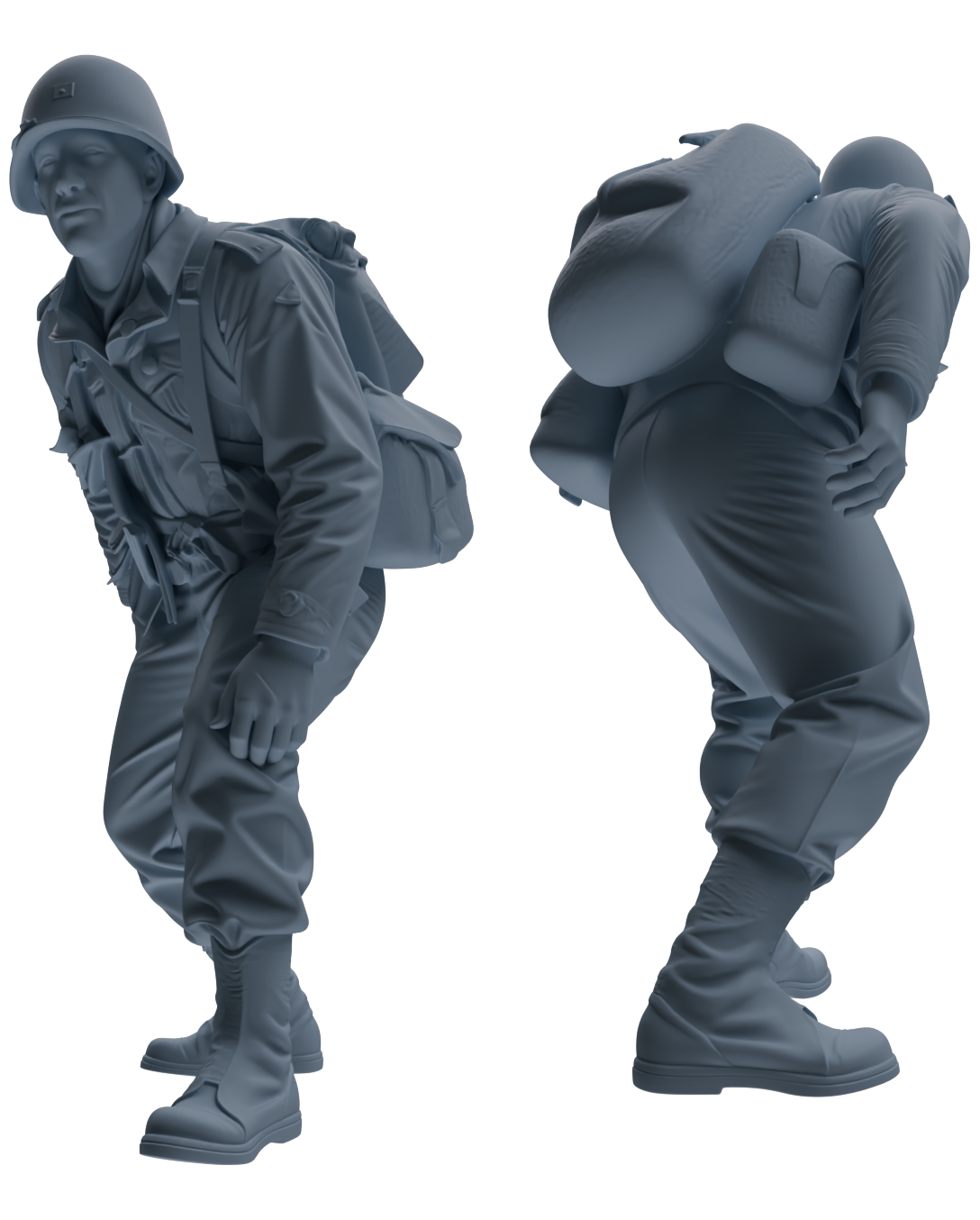 MRY-SFW SSTR077 Miniatures Soldier Model Kit Saving Ryan in Normandy WWII U.S. Army Six-Person Combat Group