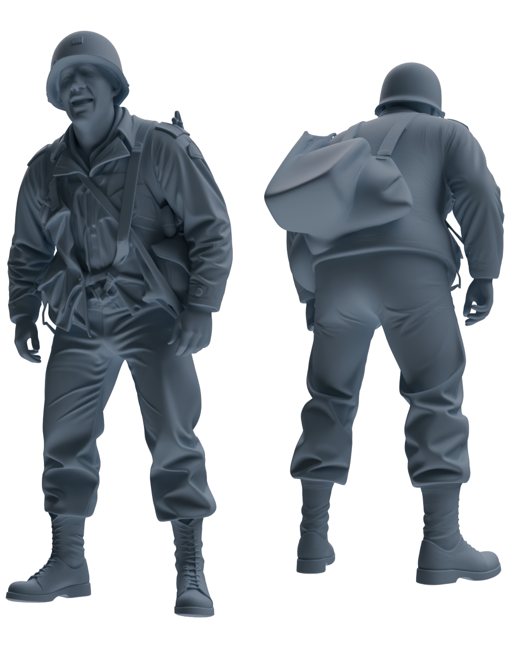 MRY-SFW SSTR066 Miniatures Soldier Model Kit Saving Ryan in Normandy WWII U.S. Army Six-Person Horseplay Group