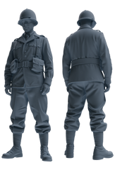 MRY-SFW SSTR058 Miniatures Soldier Model Kit Hacksaw Ridge Rescue Story WWII U.S. Army Six-Person Praying Group