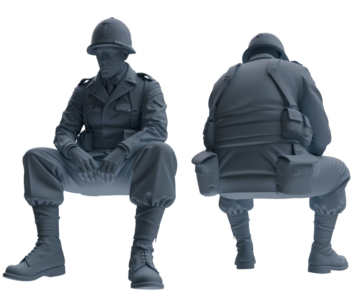MRY-SFW SSTR061  Miniatures Soldier Model Kit Hacksaw Ridge Rescue Story WWII U.S. Army Six-Person Resting Group
