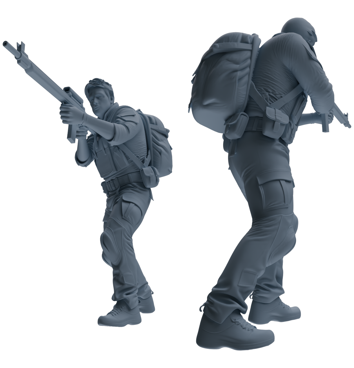 MRY-SFW SSTR016 Miniatures Soldier Model Kit Modern Navy SEAL Six-Person Frontline Group