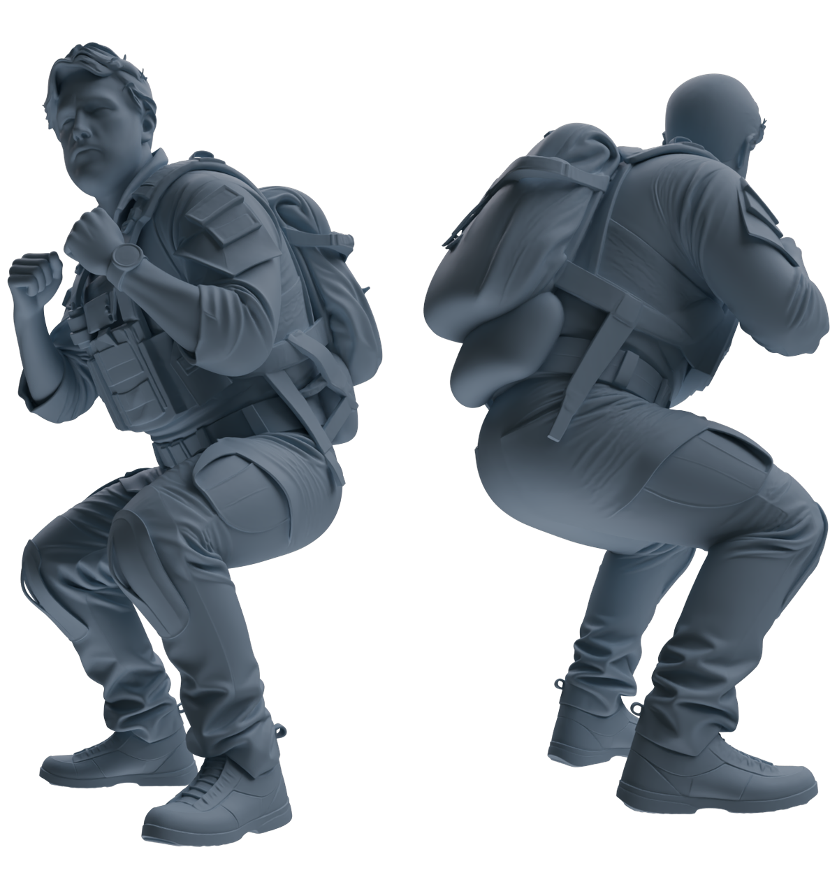 MRY-SFW SSTR023 Miniatures Soldier Model Kit Modern Navy SEAL Six-Person Training Group