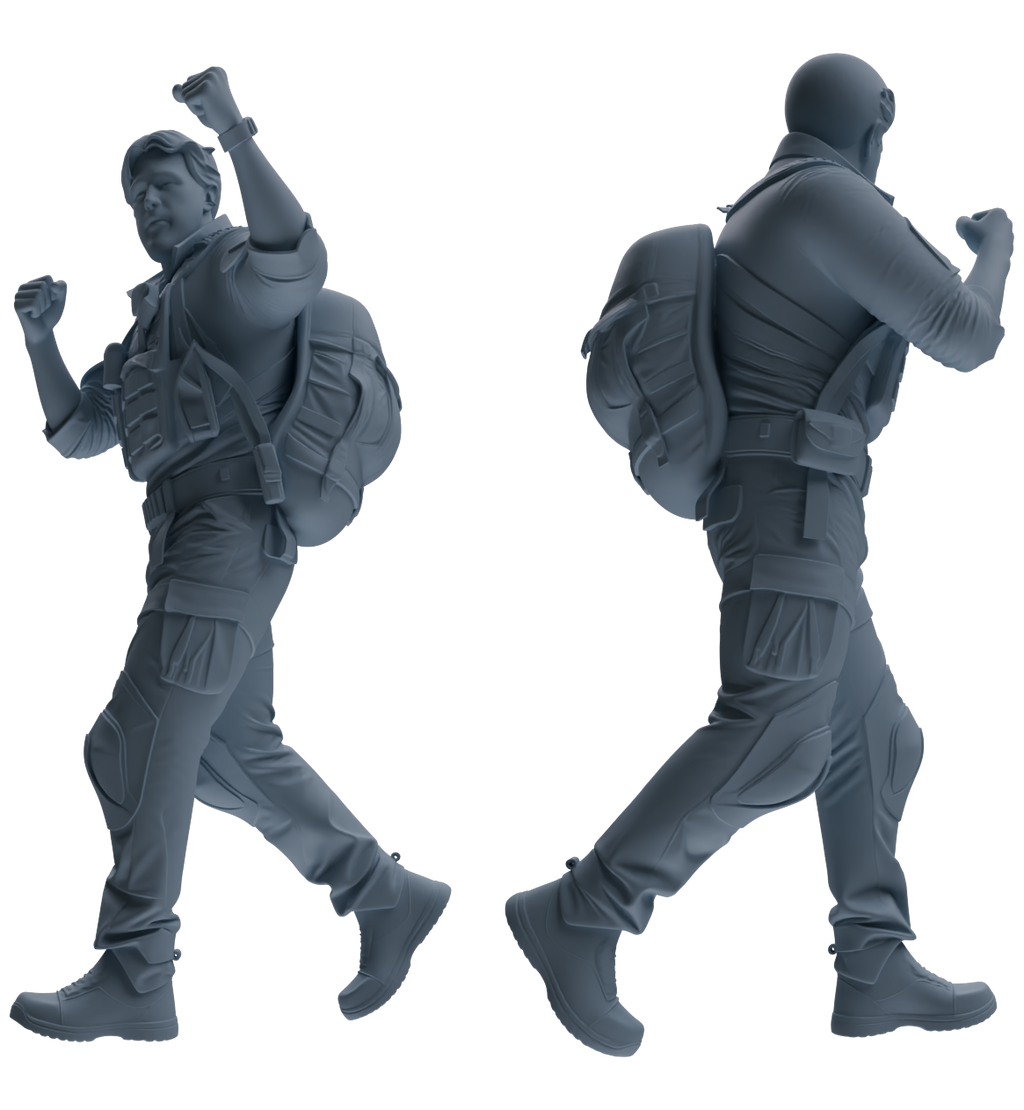 MRY-SFW SSTR014 Miniatures Soldier Model Kit Modern Navy SEAL Six-Person Triumphant Return Group