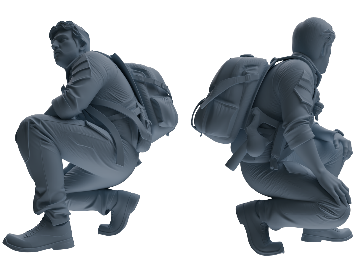 MRY-SFW SSTR019 Miniatures Soldier Model Kit Modern Navy SEAL Six-Person Reconnaissance Group
