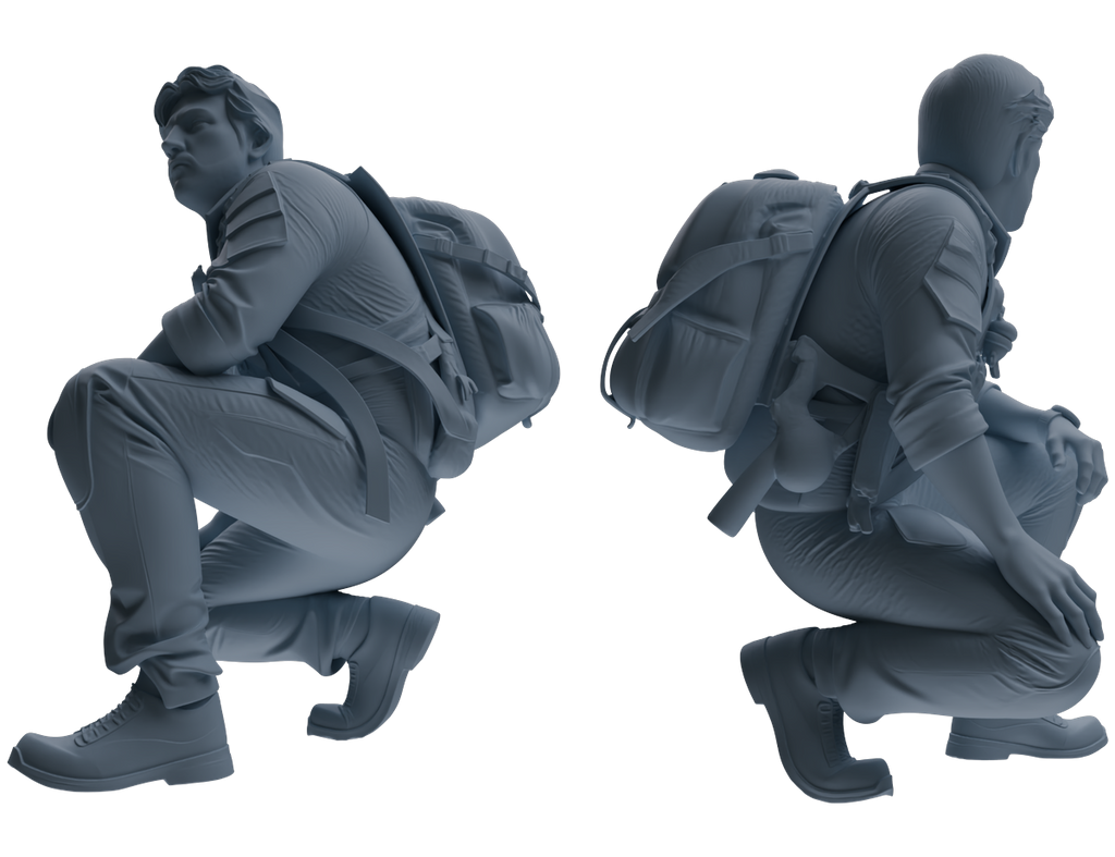 MRY-SFW SSTR019 Miniatures Soldier Model Kit Modern Navy SEAL Six-Person Reconnaissance Group