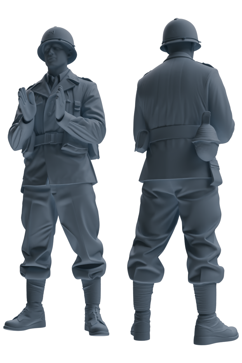 MRY-SFW SSTR055 Miniatures Soldier Model Kit Hacksaw Ridge Rescue Story WWII U.S. Army Six-Person Rescue Group