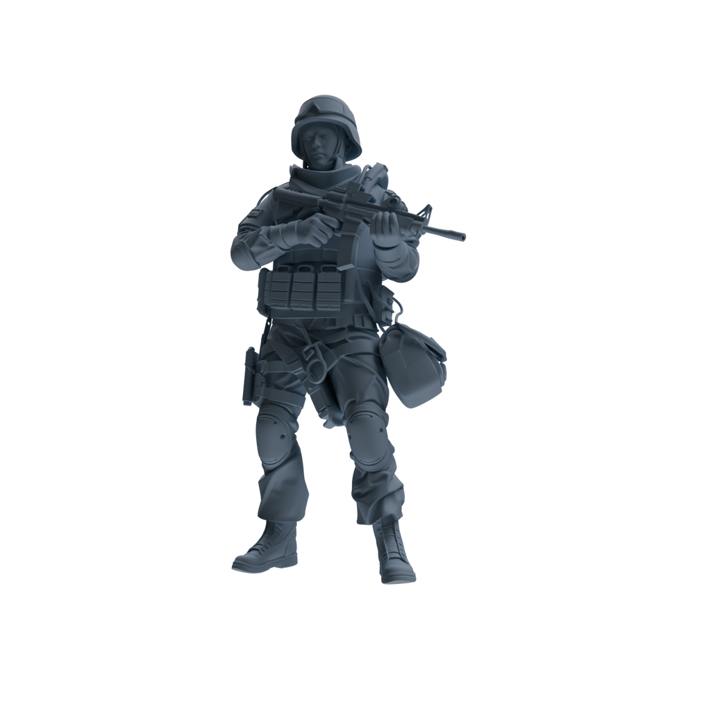 MRY-SFW SSTR334 Modern Counter-Terrorism SWAT Fire Support Operator Garrison Four-Person Group