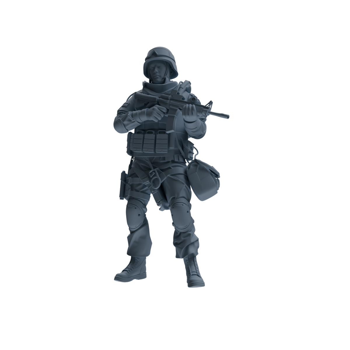 MRY-SFW SSTR334 Modern Counter-Terrorism SWAT Fire Support Operator Garrison Four-Person Group — detail view 3