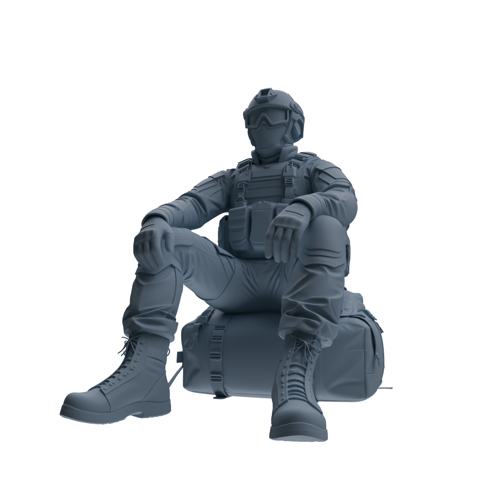 MRY-SFW SSTR353 Modern American Mercenary Rest 3 Four-Person Group