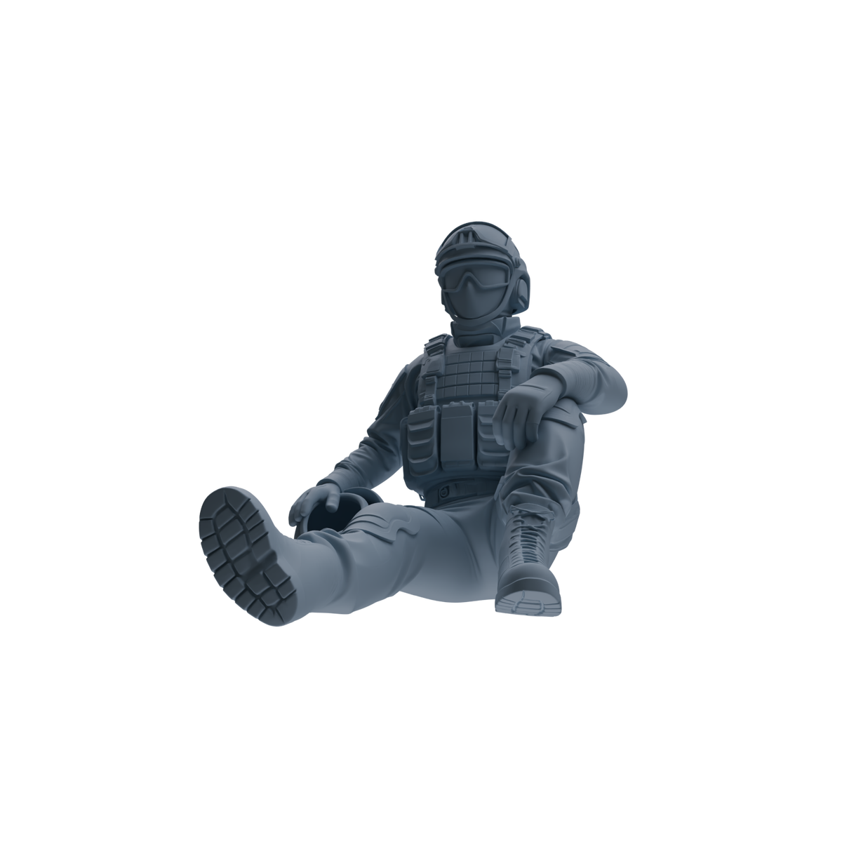 MRY-SFW SSTR352 Modern American Mercenary Rest 2 Four-Person Group — detail view 3