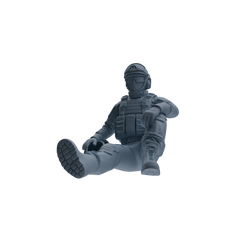 MRY-SFW SSTR352 Modern American Mercenary Rest 2 Four-Person Group