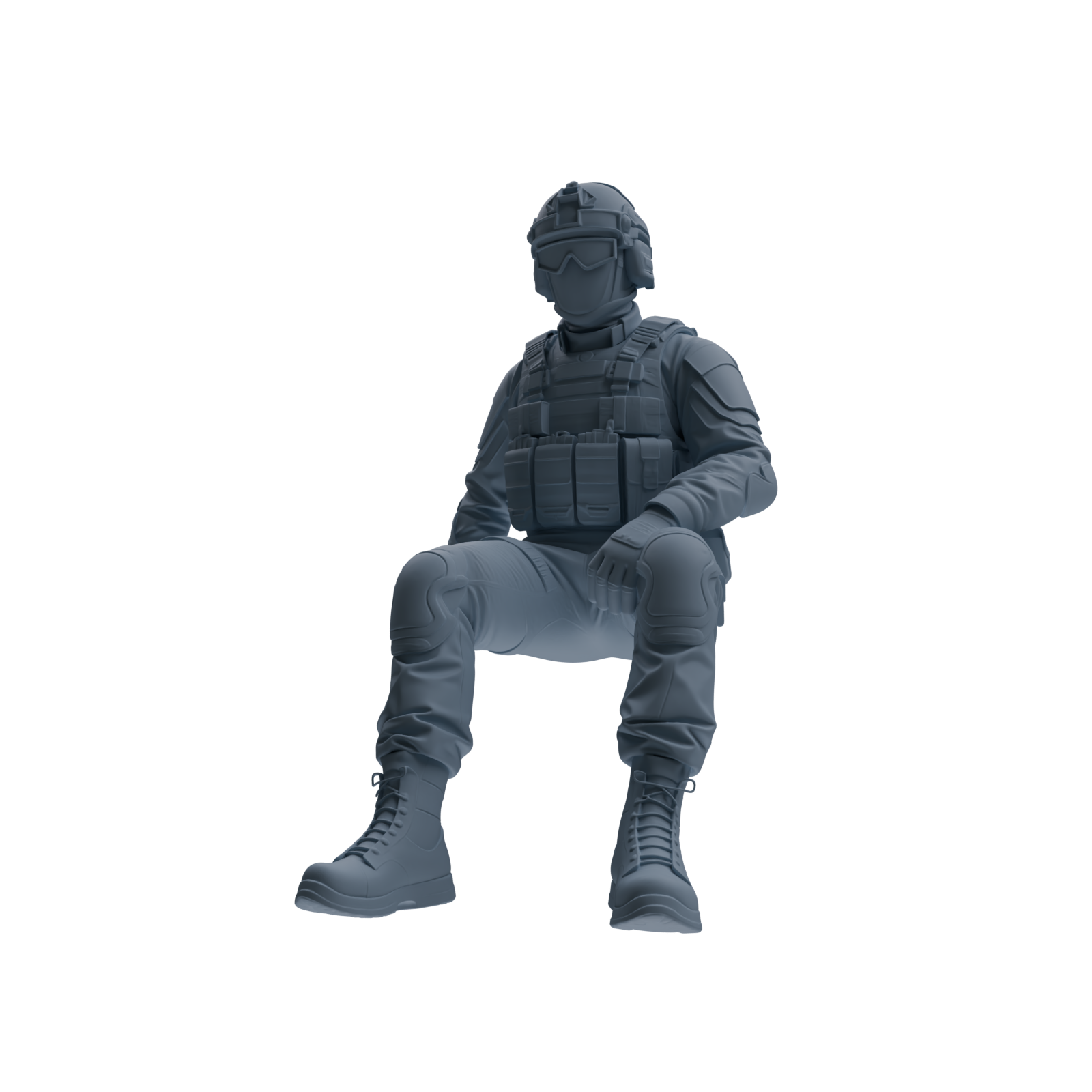 MRY-SFW SSTR351 Modern American Mercenary Rest Four-Person Group