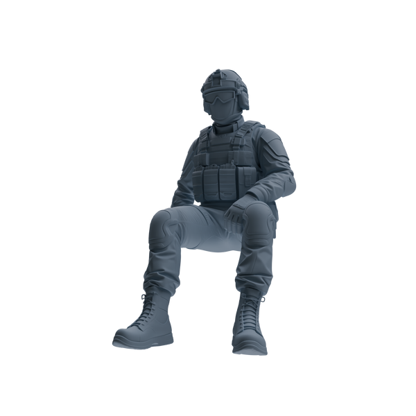 MRY-SFW SSTR351 Modern American Mercenary Rest Four-Person Group