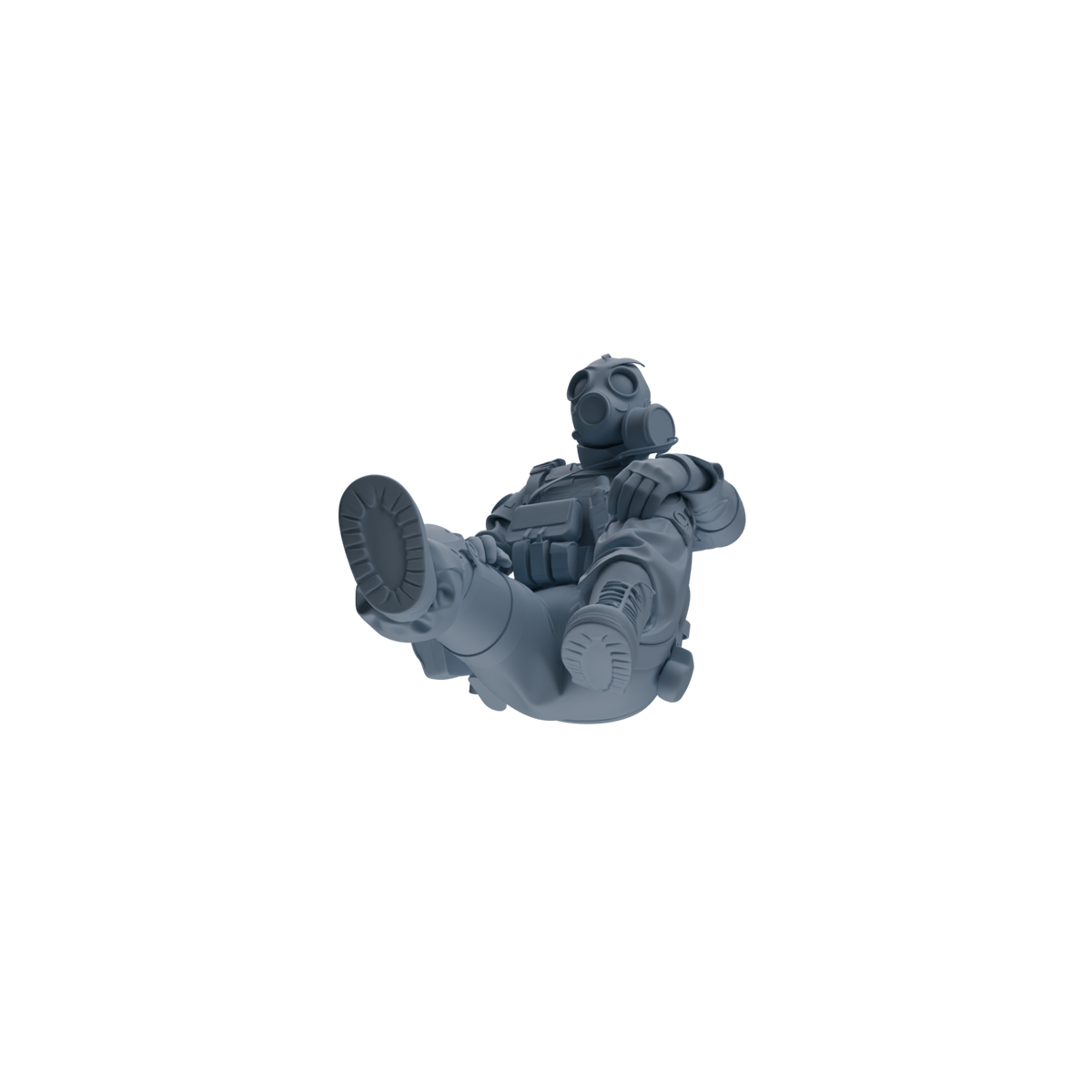 MRY-SFW SSTR337 Modern Counter-Terrorism SWAT Breacher Rest Four-Person Group — detail view 3