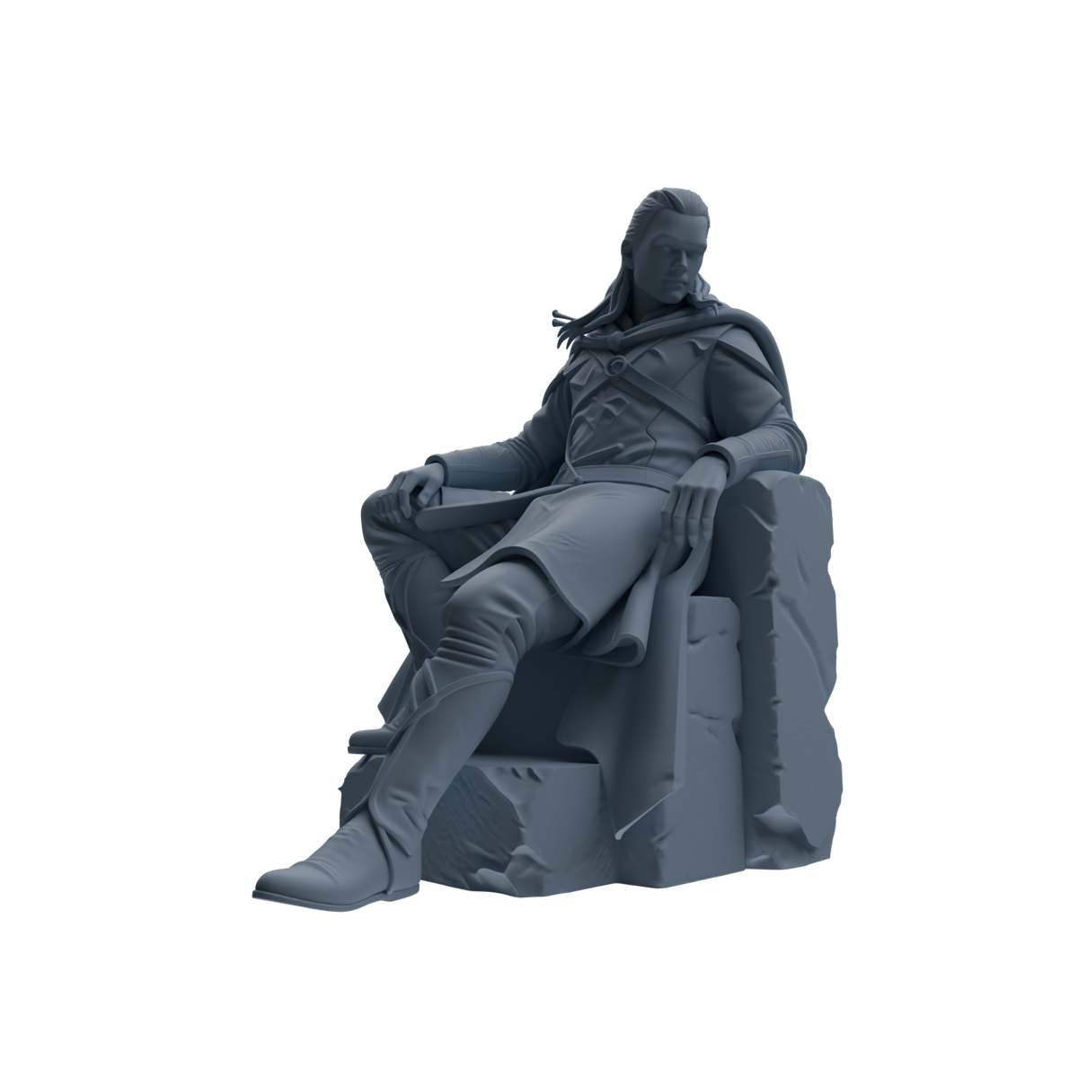 MRY-SFW SSTR307 Medieval Elf-King Rest Four-Person Group — detail view 3