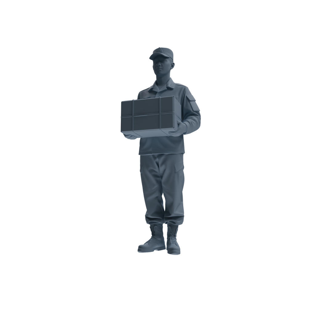 MRY-SFW SSTR243 Modern Army Logistics Soldier Carrying Four-Person Group