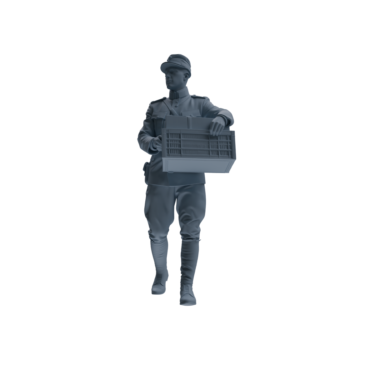 MRY-SFW SSTR258 WWI French Army Logistics Soldier Logistics Four-Person Group — detail view 3