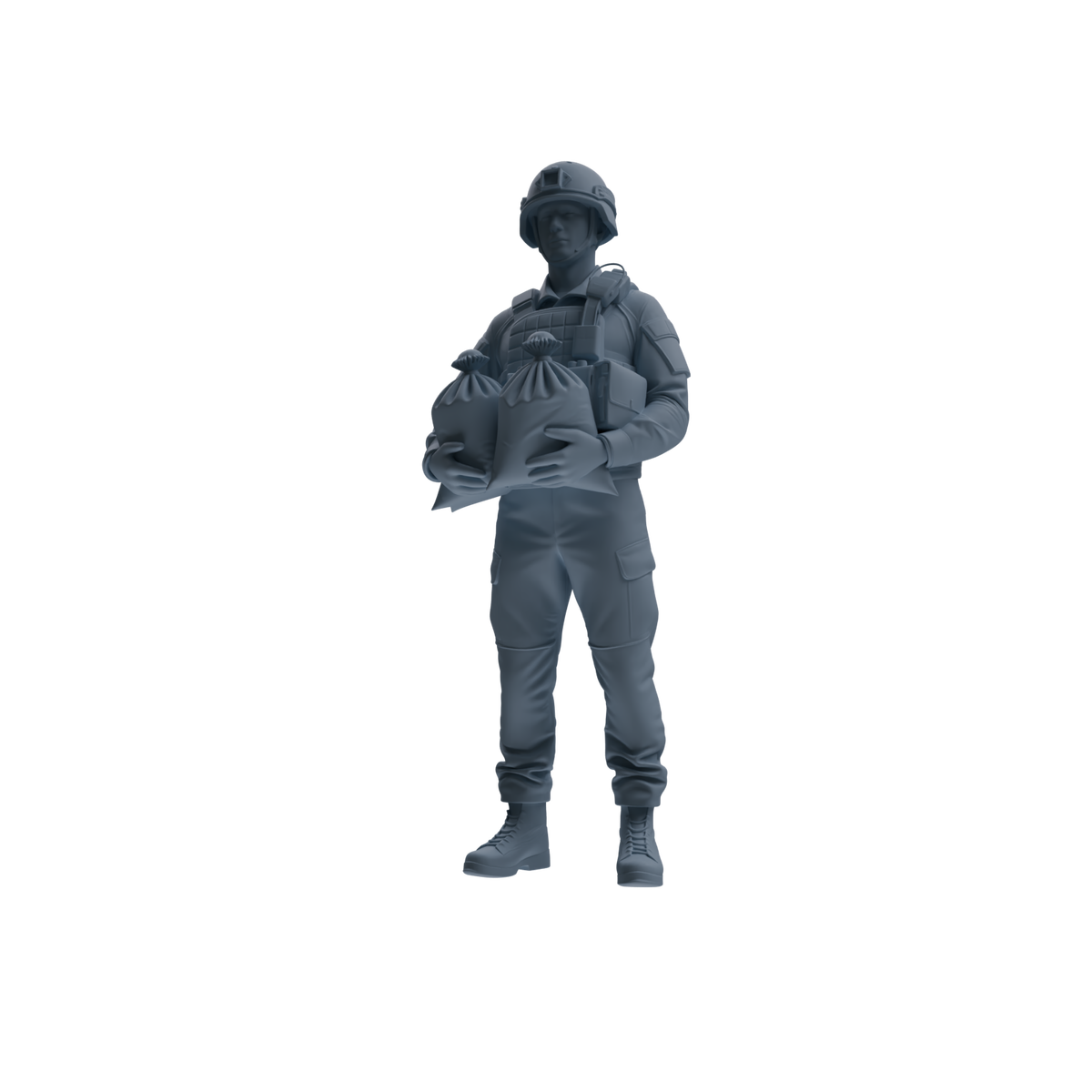 MRY-SFW SSTR251 Modern British Army Logistics Soldier Picnic Four-Person Group — detail view 3
