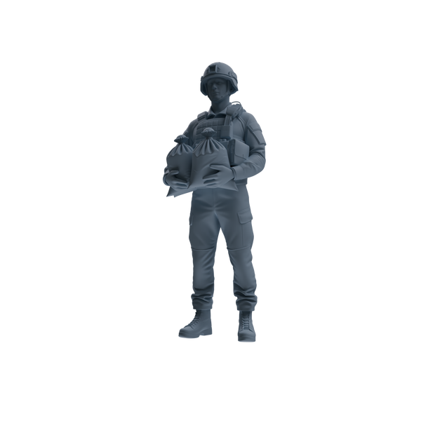 MRY-SFW SSTR251 Modern British Army Logistics Soldier Picnic Four-Person Group