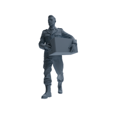 MRY-SFW SSTR233 Modern German Army Logistics Soldier Logistics Four-Person Group