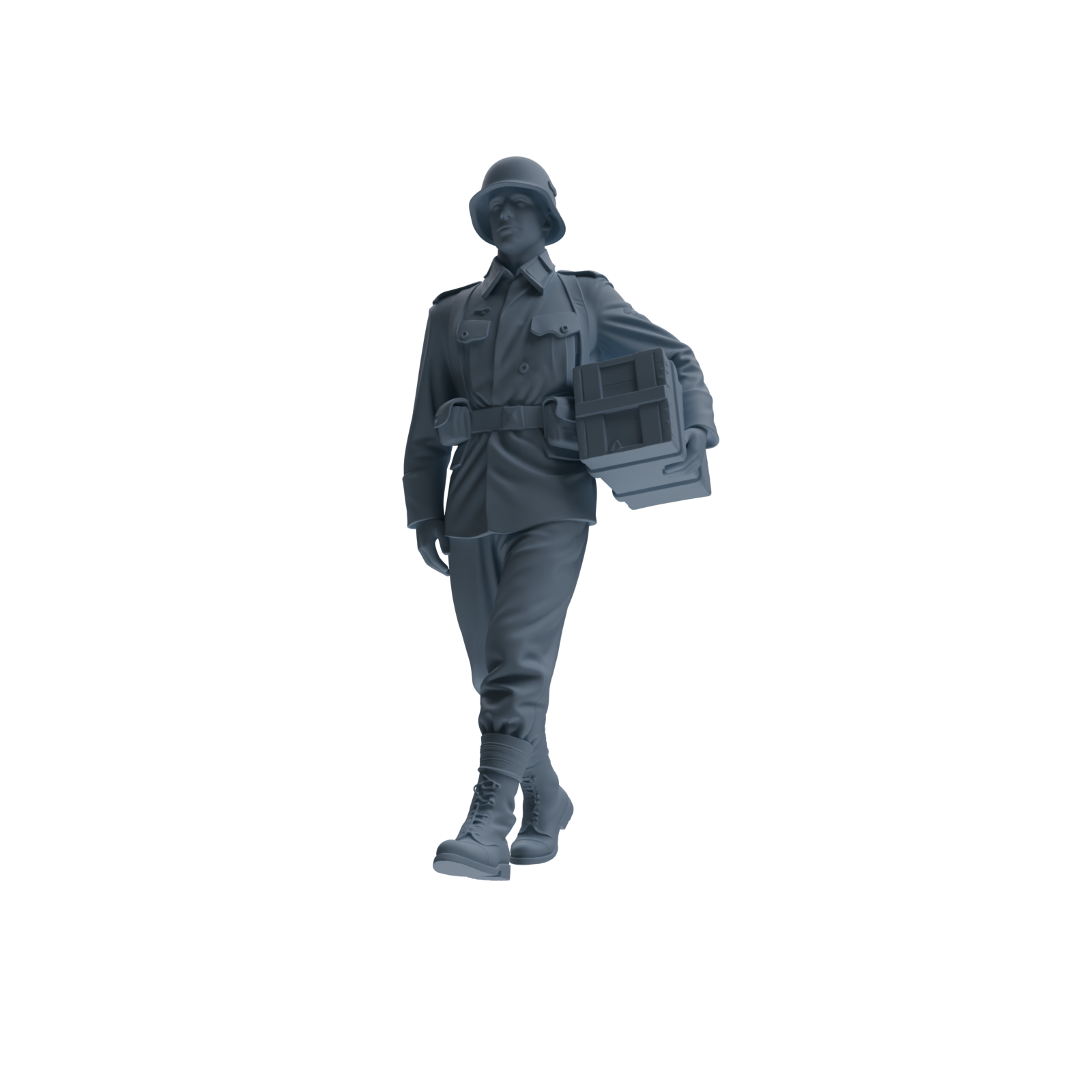 MRY-SFW SSTR220 WWII French Army Logistics Soldier Logistics Four-Person Group