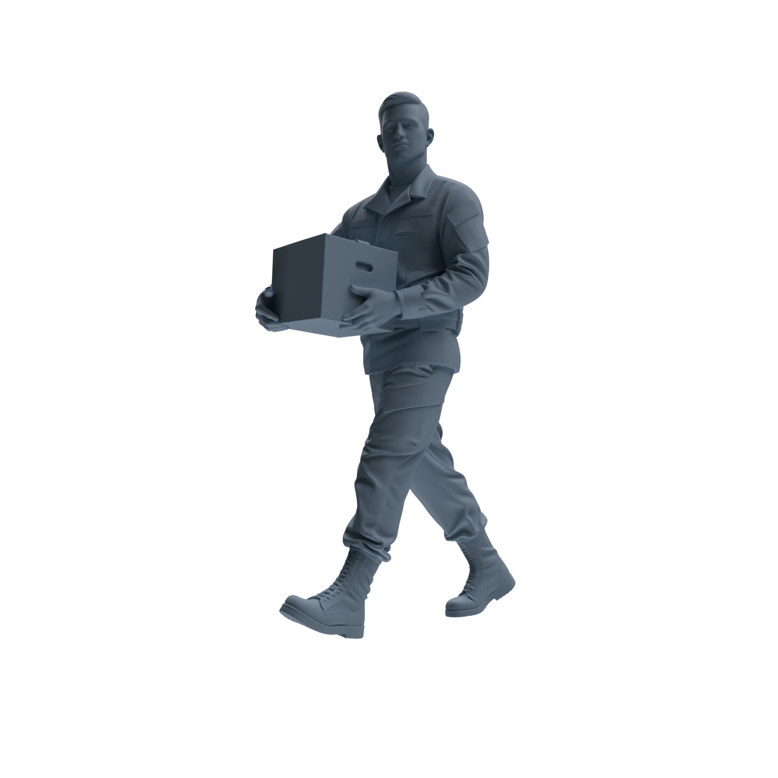 MRY-SFW SSTR244 Modern U.S. Army Logistics Soldier Logistics Four-Person Group