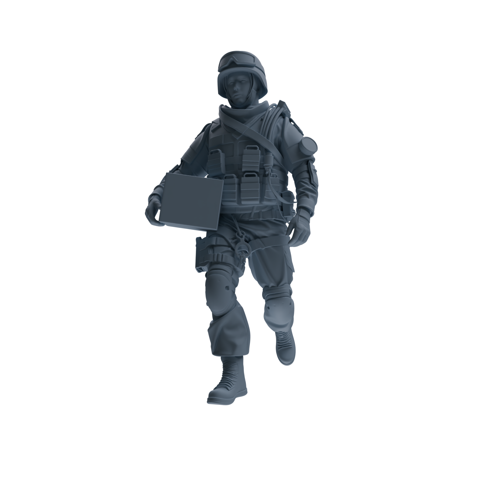 MRY-SFW SSTR326 Modern Counter-Terrorism SWAT Suppressor Logistics Four-Person Group