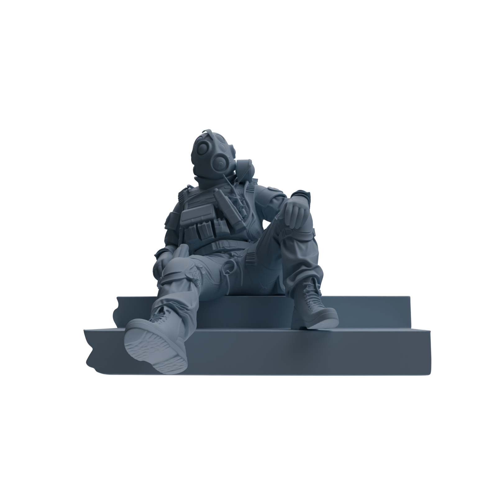 MRY-SFW SSTR338 Modern Counter-Terrorism SWAT Breacher Rest 2 Four-Person Group