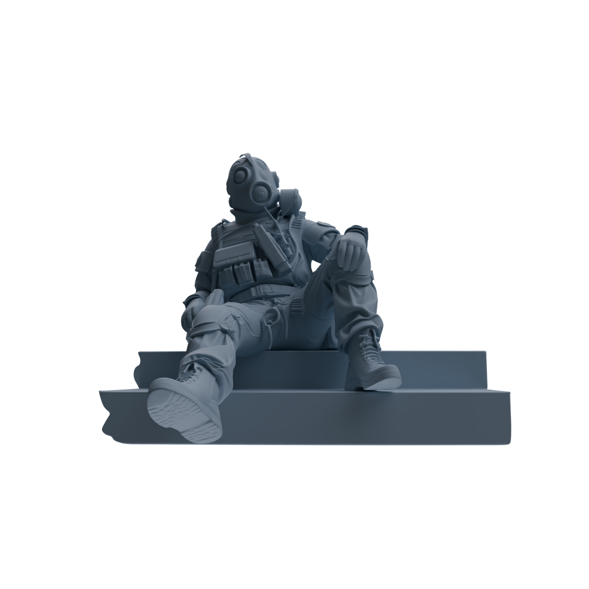 MRY-SFW SSTR338 Modern Counter-Terrorism SWAT Breacher Rest 2 Four-Person Group — detail view 2