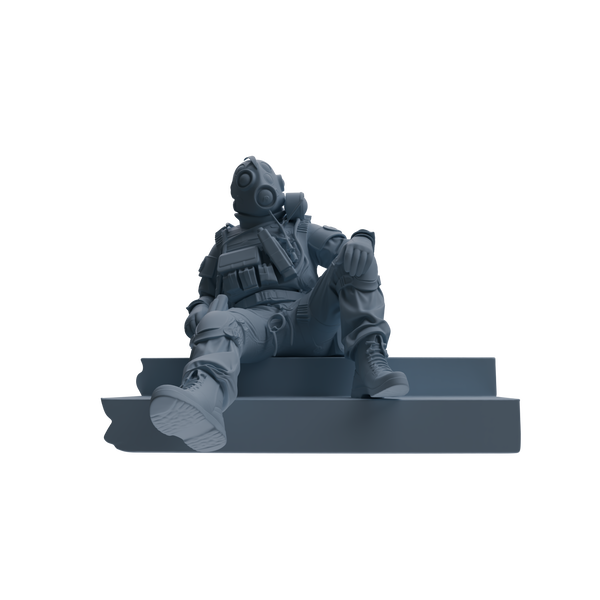 MRY-SFW SSTR338 Modern Counter-Terrorism SWAT Breacher Rest 2 Four-Person Group