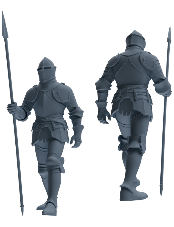MRY-SFW SSTR093 Miniatures Soldier Model Kit Medieval Knight Six-Person Diplomatic Group