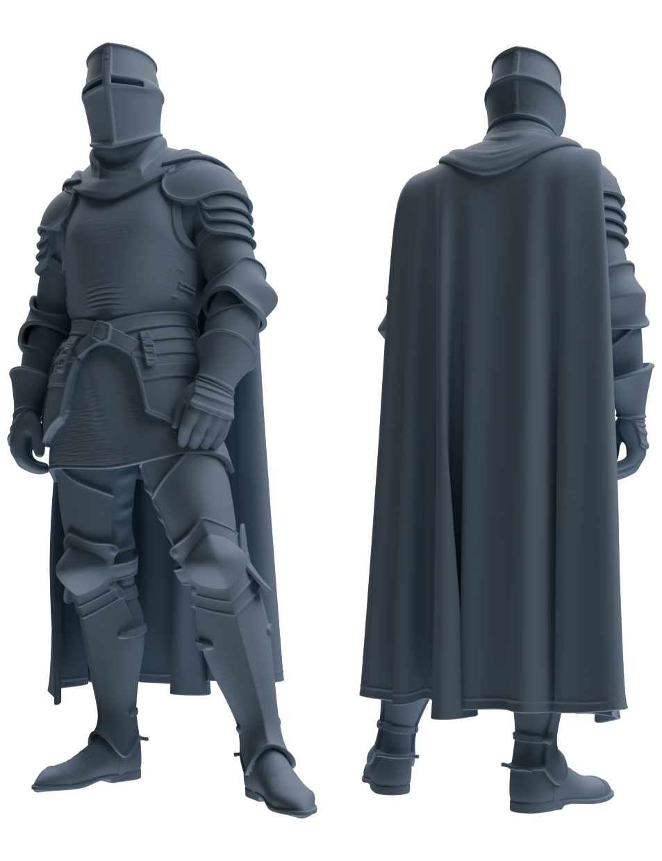 MRY-SFW SSTR091 Miniatures Soldier Model Kit Medieval Knight Five-Person Celebration Group