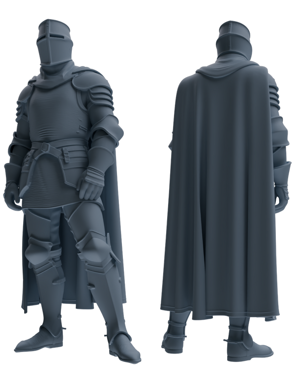 MRY-SFW SSTR091 Miniatures Soldier Model Kit Medieval Knight Five-Person Celebration Group