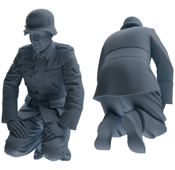 MRY-SFW SSTR001  Miniatures Soldier Model Kit WWII German Army Six-Person Officer Reprimand Group