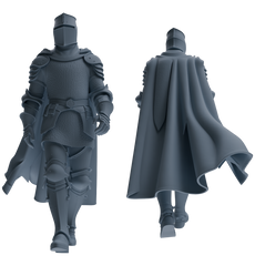 MRY-SFW SSTR096 Miniatures Soldier Model Kit Medieval Knight Six-Person Patrol Group