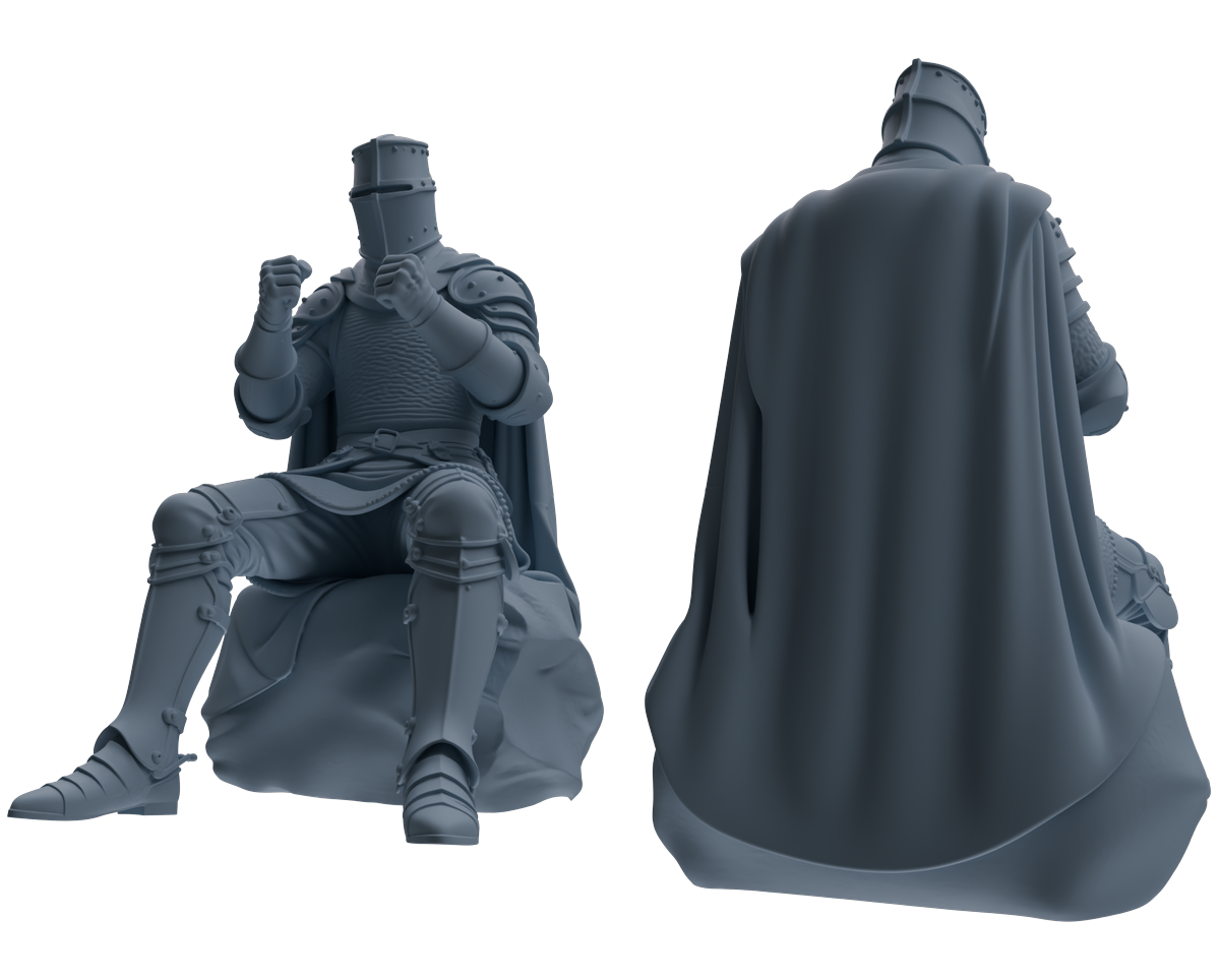 MRY-SFW SSTR088 Miniatures Soldier Model Kit Medieval Knight Five-Person Conversation Group