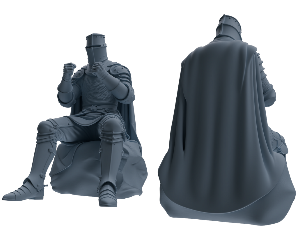 MRY-SFW SSTR088 Miniatures Soldier Model Kit Medieval Knight Five-Person Conversation Group