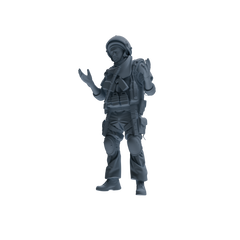 MRY-SFW SSTR315 Modern Counter-Terrorism SWAT Shield Bearer Conversation Four-Person Group
