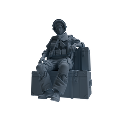 MRY-SFW SSTR319 Modern Counter-Terrorism SWAT Shield Bearer Rest 2 Four-Person Group