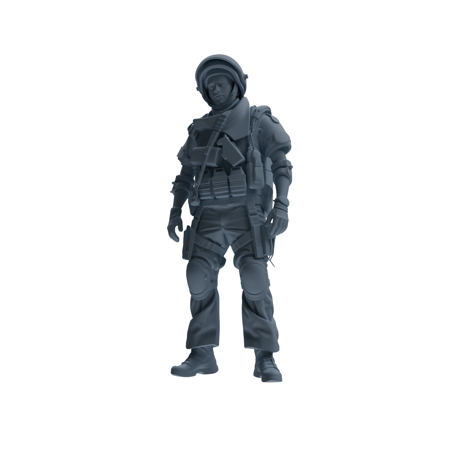 MRY-SFW SSTR321 Modern Counter-Terrorism SWAT Shield Bearer Garrison Four-Person Group