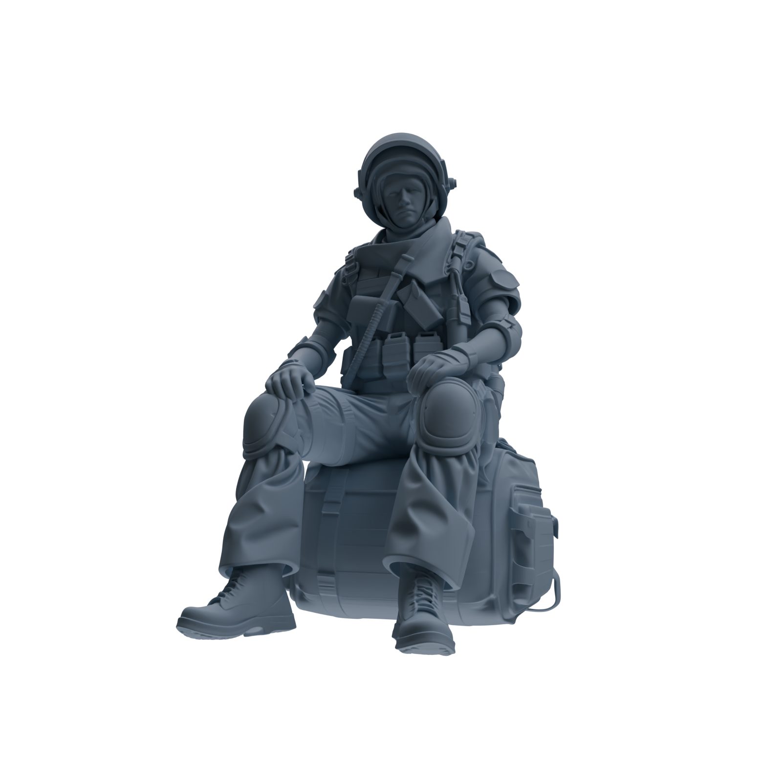 MRY-SFW SSTR320 Modern Counter-Terrorism SWAT Shield Bearer Rest 3 Four-Person Group