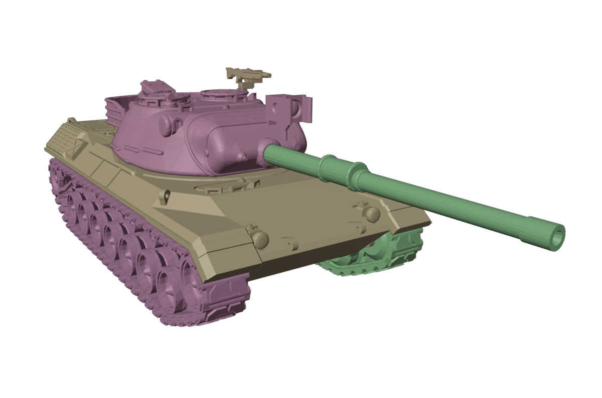 SSMODEL MODEL KIT 1/144 Leopard-1A1 Tank VMBT144GER0002