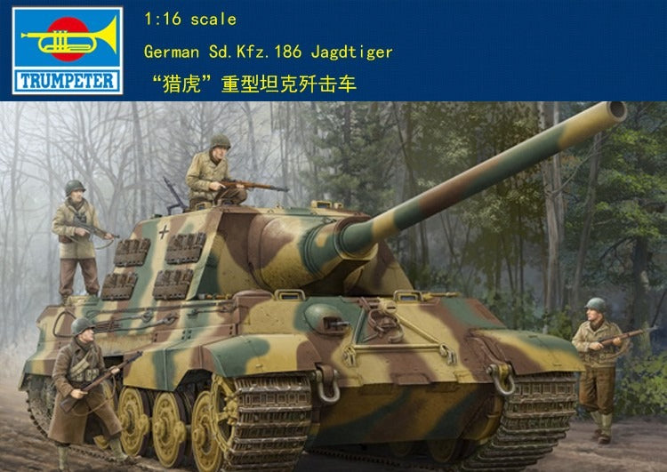 Trumpeter 1/16 German SdKfz 186 Jagdtiger # 00923 Main image