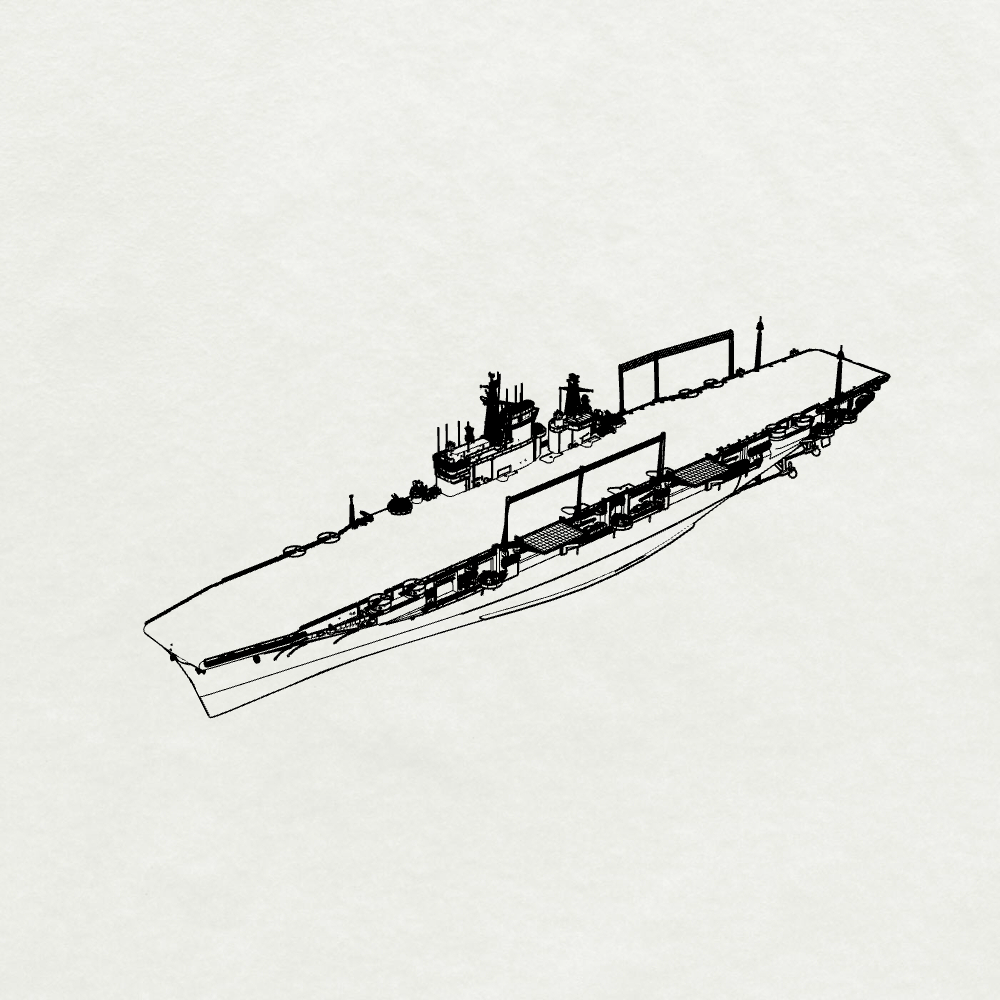 SSMODEL 595S Military Model Kit Great Britain Malta-Class Aircraft Carrier HMS Malta R00 Full Hull
