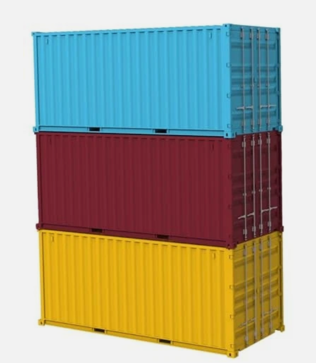 Fujimi  06652 1/24 NEXT Series No. 1005 20ft Container Yellow Plastic Model