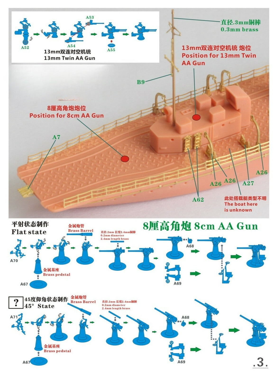 Fivestar Resin Kit 1/700 WWII IJN Cable Layer Hashima SH700004 — detail view 4